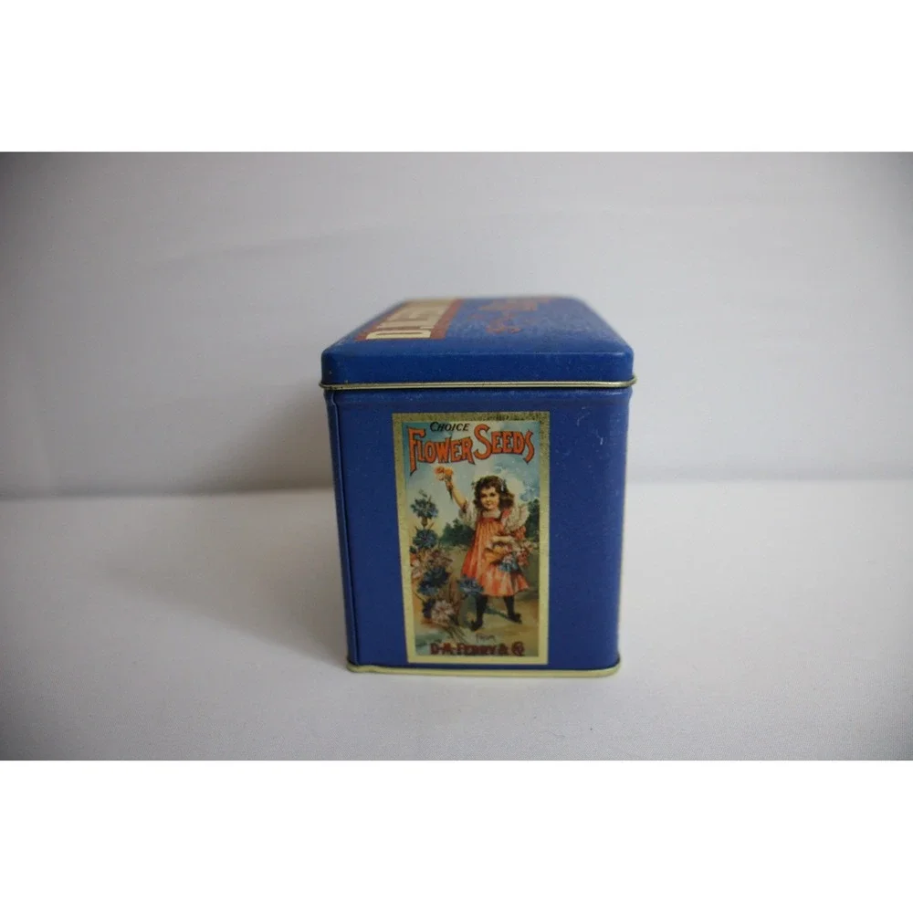 D.M. Ferry & Co Vintage Seeds Collectors Tin Garden Advertising, 5.5